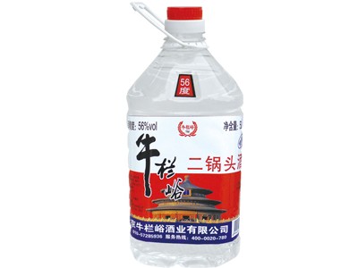 牛栏峪二锅头桶装5L*4