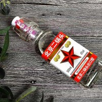 五星方瓶二锅头清香型白酒【42度500ml】