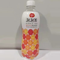 泡泡茶蜜桃乌龙茶味饮料