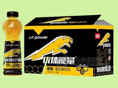 优体能量蜂蜜维生素饮料608mlx15瓶