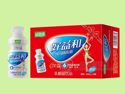 益和源原味乳酸菌饮品340mlx12瓶