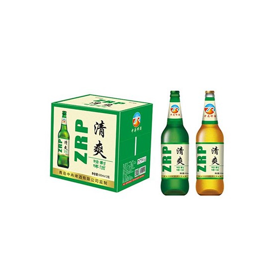 中冉清爽精制啤酒500ml