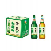 中冉清爽精制啤酒500ml