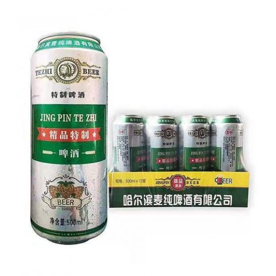 精品特制啤酒500mlx12罐