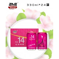 一生一世红枣啤酒 青春系列啤酒330ml*24罐　