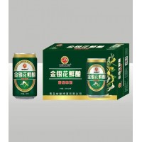 碧湖柳月金银花啤酒 鲜酿