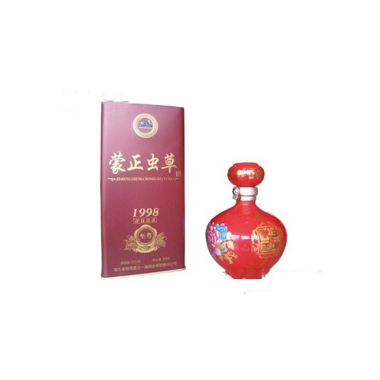 蒙正一品-花开富贵-冬虫夏草酒（铁盒）-500ml-52度