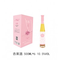 素之源 杏果酒低度100%杏果原浆发酵500ml*6整箱