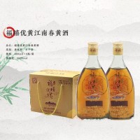 福禧优黄江南春黄酒480mlx6瓶/箱招商加盟