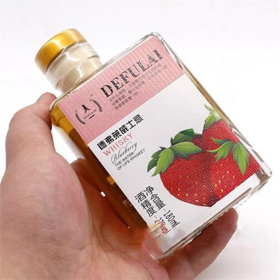 德弗莱威士忌草莓味27度180ml