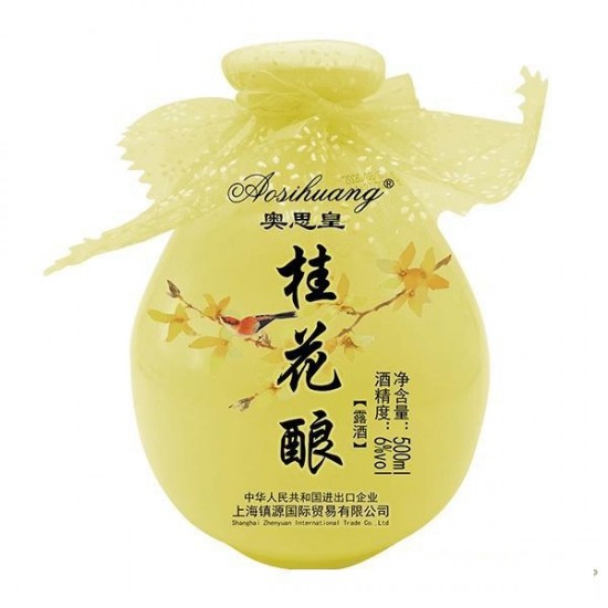 6℃奥思皇 桂花酿 花果酒 露酒招商500ml