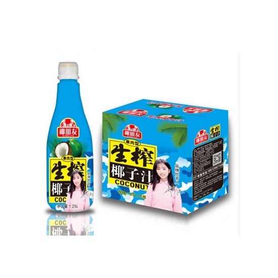 椰朋友生榨椰子汁1.25LX6瓶