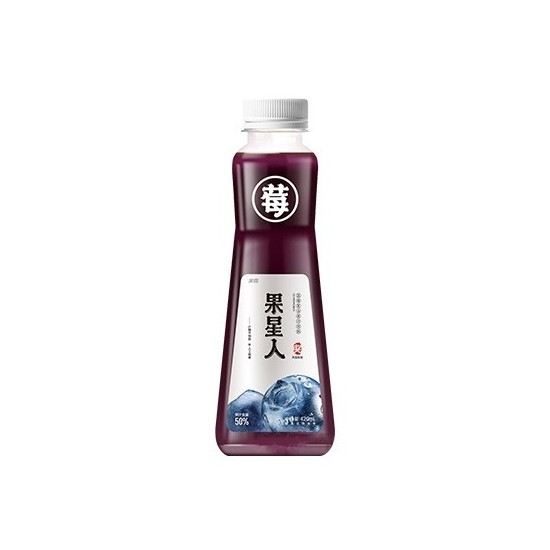 果星人果汁蓝莓口味420ml