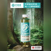 获嘉发酵植物饮料人参水瓶装招商蓝瓶410ml