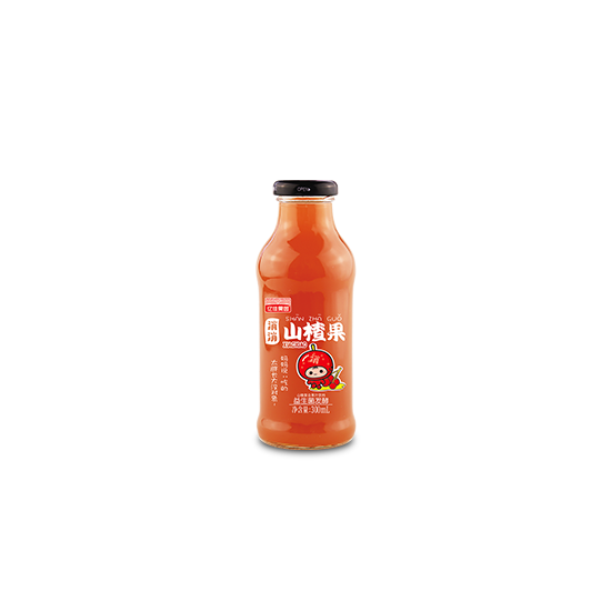消消山楂果山楂汁玻璃瓶300ML
