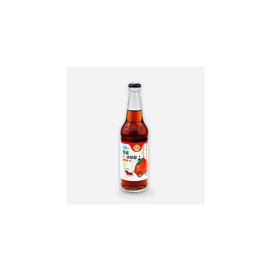 生榨草莓汁果味饮料山西省河津市特产亿佳果园420ML