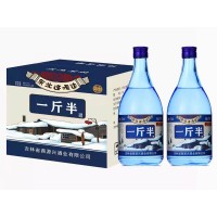 东北这嘎达一斤半酒 浓香型白酒【42° 750ml×12】